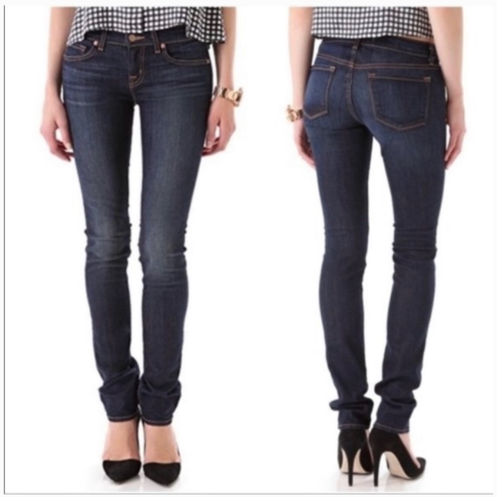 J brand Jeans 29 pencil leg Super Skinny in divine medium wash denim